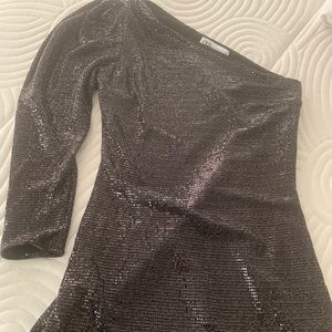 One shoulder sequin dress from Zara - NEVER WORN